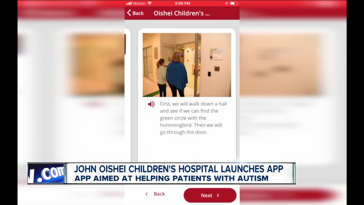 Oishei Children's Hospital launches app to help patients with autism