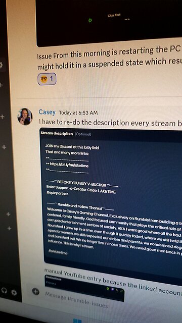 minor issues in studio