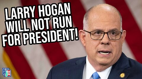 We Will Have A Debate In Wisconsin! - Larry Hogan Will Not Run For President!