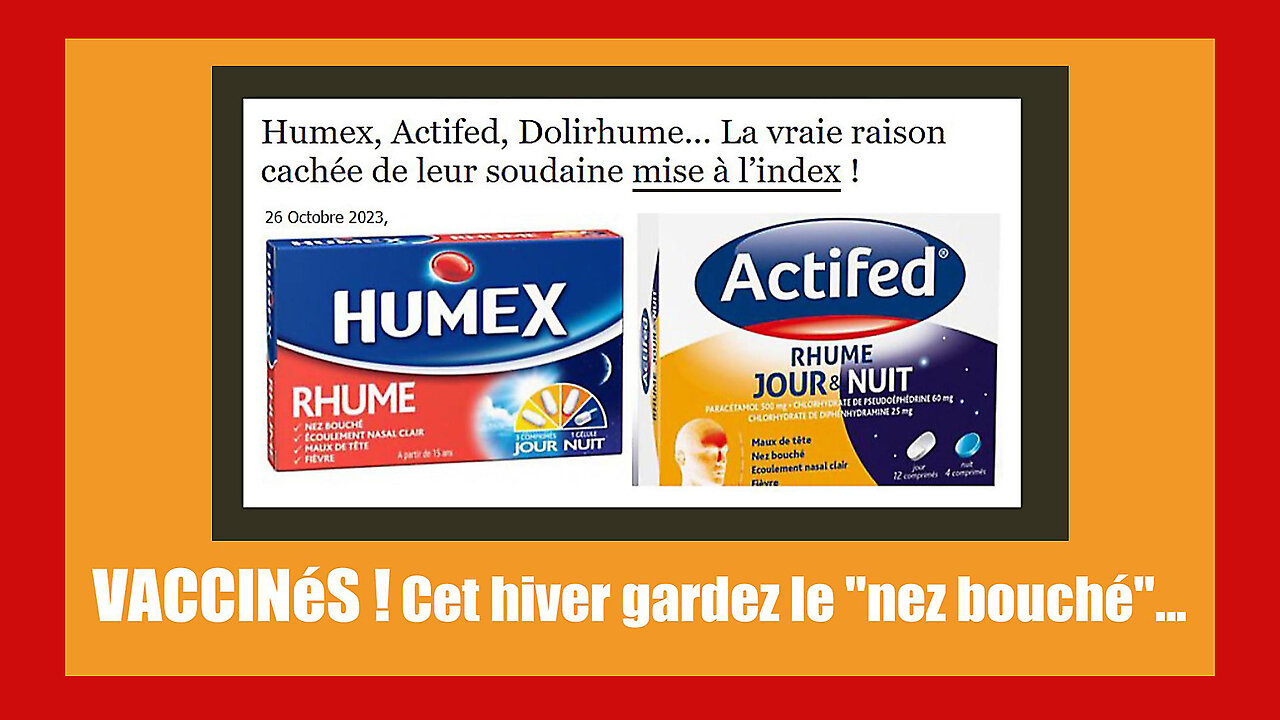 Cet hiver gardez le "nez bouché", pour éviter des AVC ! (Hd 720)