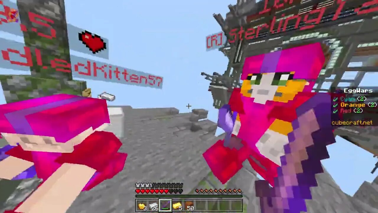 I always get bozo'd from behind in Cubecraft Eggwars