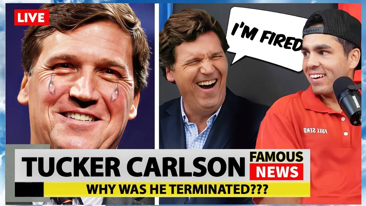 Tucker Carlson Fired Because He Went on NELK Podcast? | Famous News