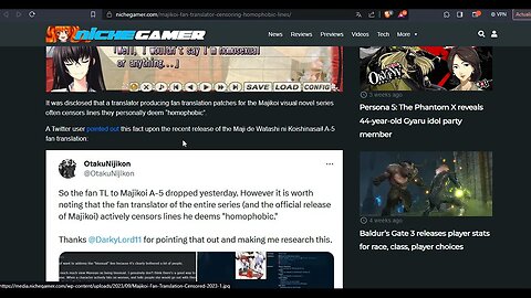 fan "lolcowlizers" destroys translations. And the ACTMA'AM took a massive L.
