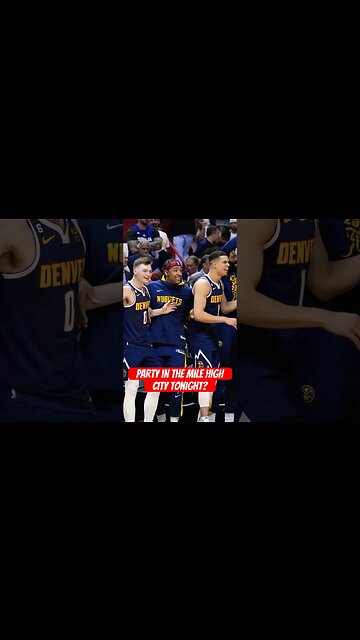 Game 5 of the NBA Finals tonight, Will there be a party in the mile high city? #nbafinals 🏆🏀🏆🏀