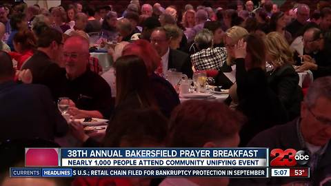 38th annual Bakersfield Prayer Breakfast