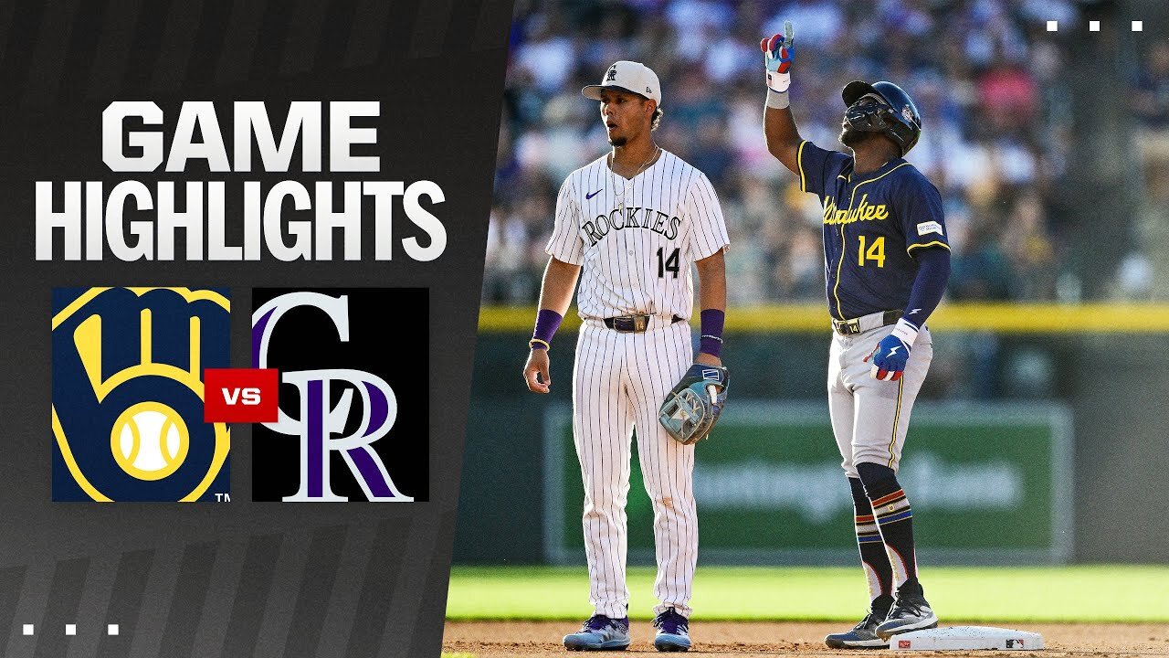 Brewers vs. Rockies Game Highlights (7-4-24) - MLB Highlights