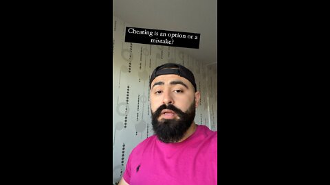 Cheating is an option or a mistake ??