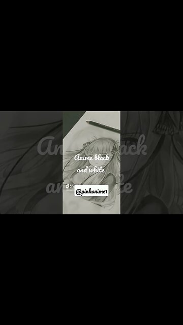 Nino Nakano. De Ruyter.How to draw anime using only one pencil #shorts