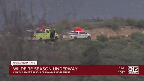 Wildfire season underway in Arizona