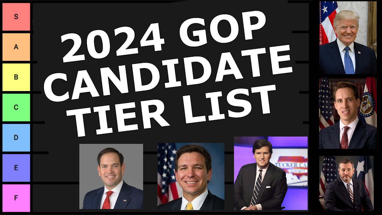 My First 2024 Republican Presidential Candidate Tier List