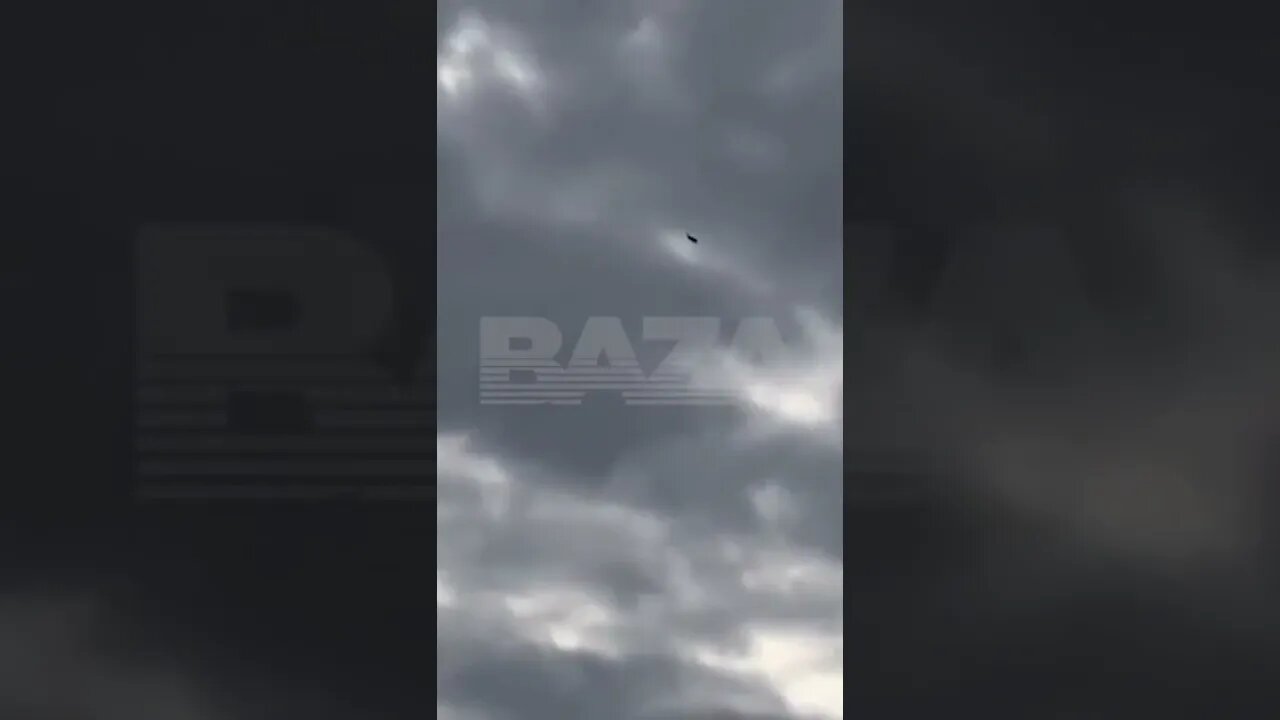 Footage of Russian military plane crash 02/24