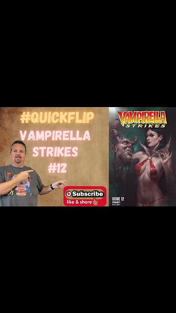 Vampirella Strikes #12 Dynamite #QuickFlip Comic Book Review Tom Sniegoski,Jonathan Lau #shorts