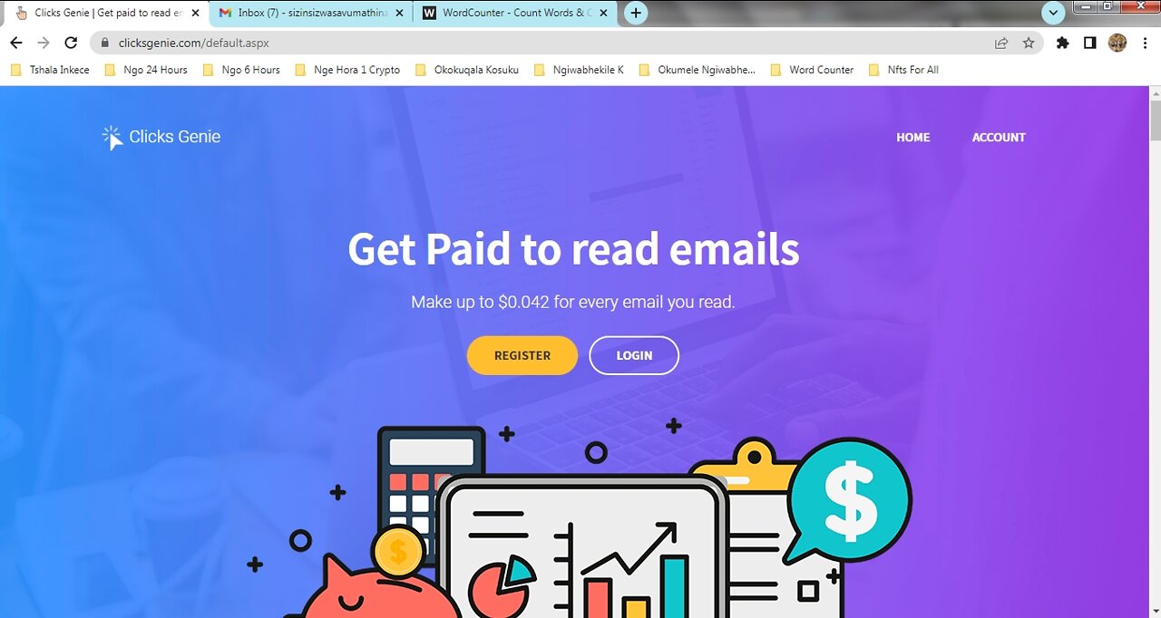 How To Make Money Up To $1 Daily Paid To Click Emails Ads At ClicksGenie With Proof Step By Step