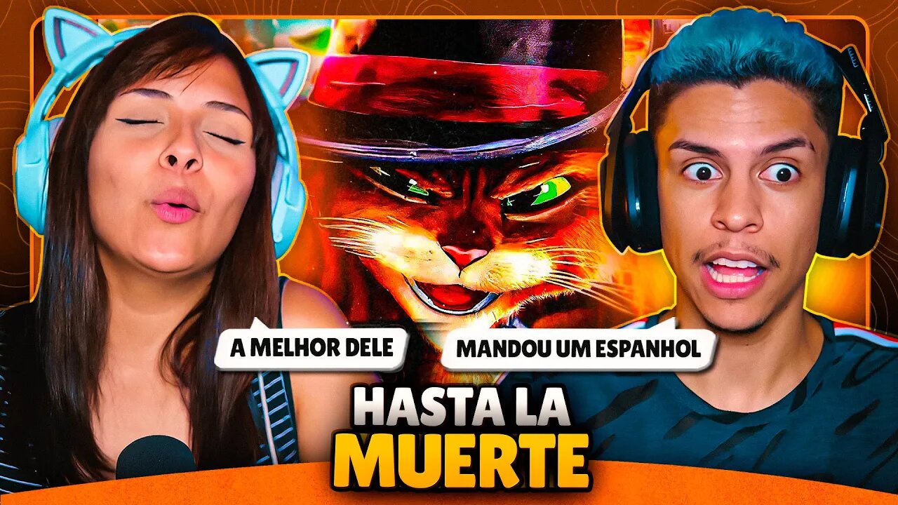 FLASH BEATS - Rap do Gato de Botas - A Lenda Destemida | [React em Casal] 🔥