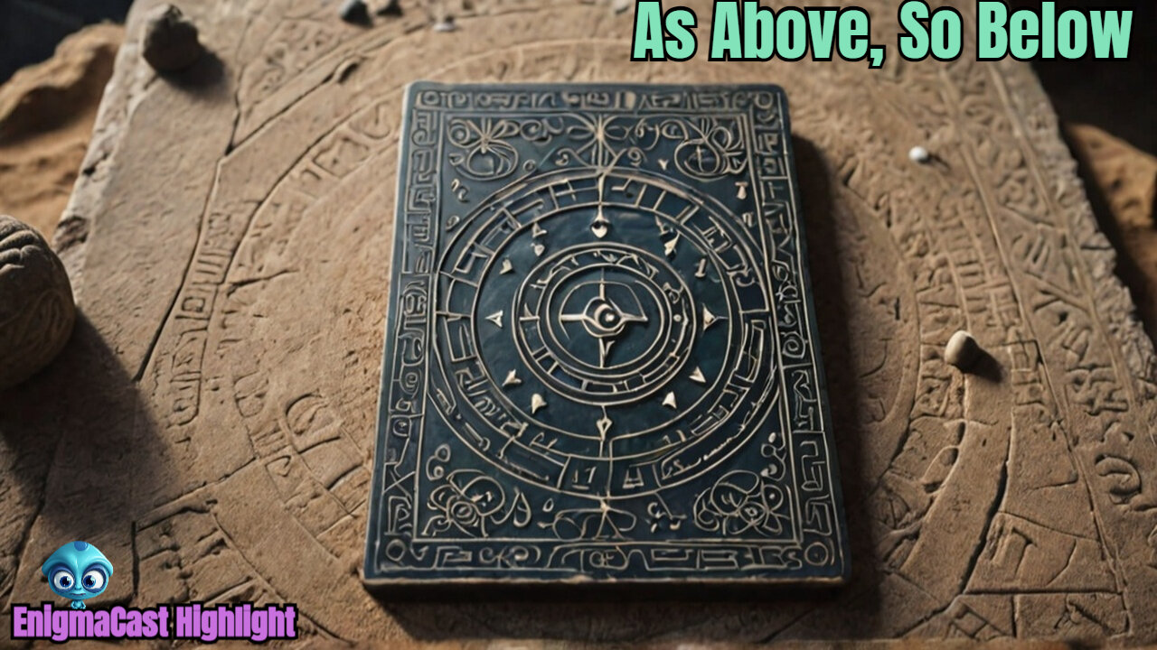 "As Above, So Below" The Emerald Tablet | #EnigmaCast Highlights