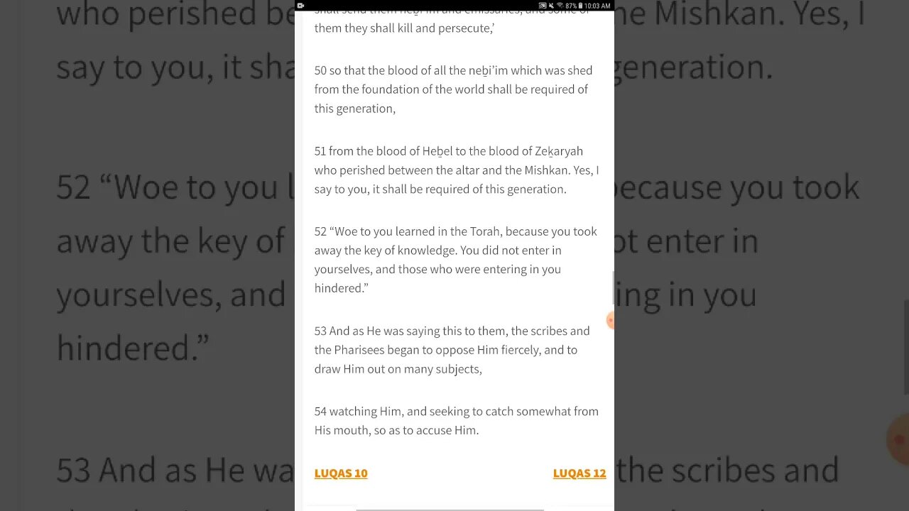 Proof Reading - LUQAS 11,12 - The Open Source Bible Project - Join the Project and Read With Us!