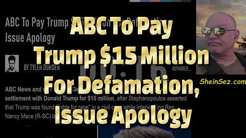 ABC To Pay Trump $15 Million For Defamation, Issue Apology-740