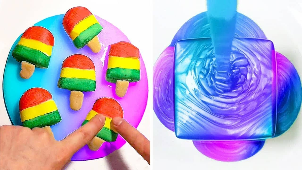 rainbow satisfying video