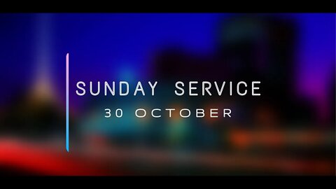 Harvest Sunday Service, 30 October 2022