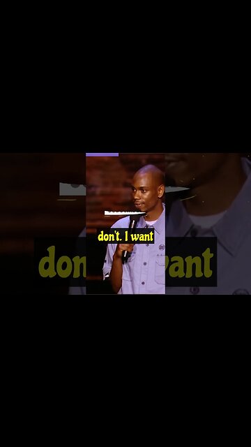 Dave Chappelle : 😮 is scared to eat this!! #shorts #davechappelle #comedy #wisdom