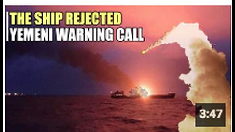 Yemeni missiles set fire to Norwegian ship Strinda in Bab el-Mandeb Strait