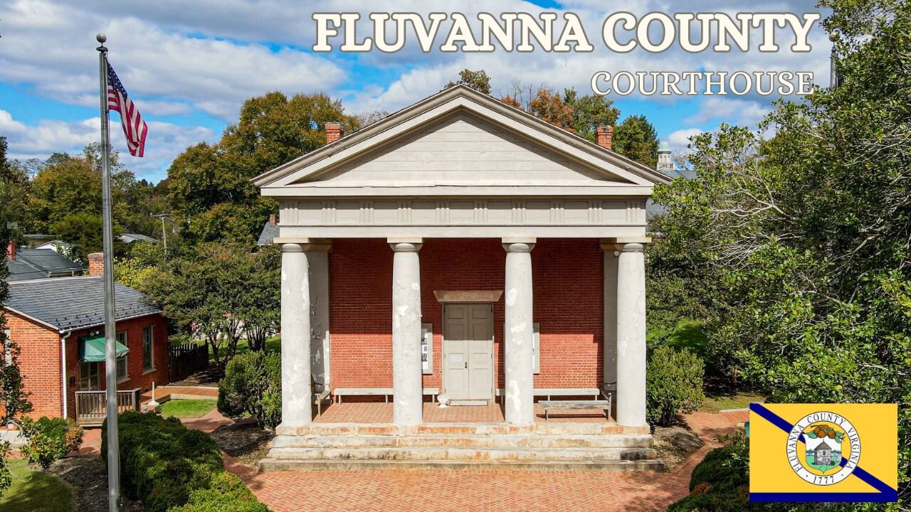 FLUVANNA COUNTY COURTHOUSE ..1st Greek Revival C.H. in VA