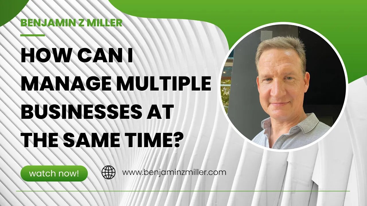 How can I manage multiple businesses at the same time?