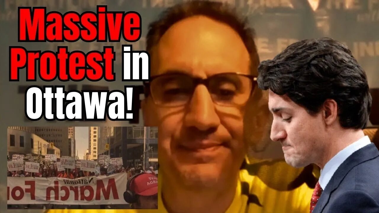 MASSIVE PROTEST IN OTTAWA! What Will Trudeau Do?