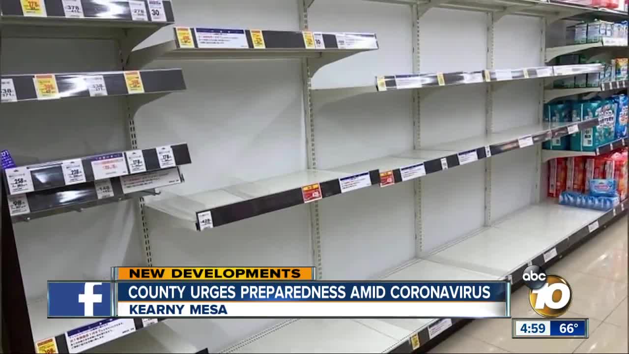 County urges preparedness amid Coronavirus