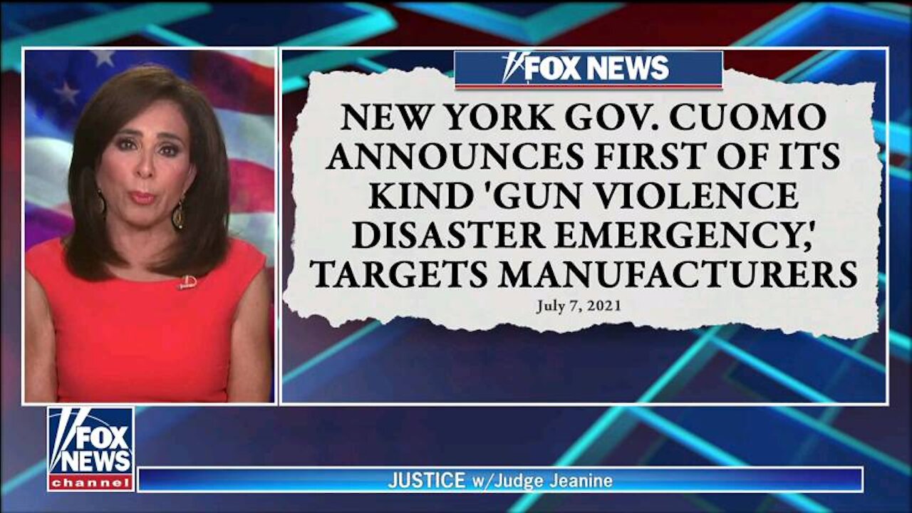 Judge Jeanine: Number one health issue in the US is 'criminals'