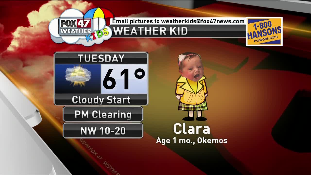 Weather Kid - Clara - 4/23/19