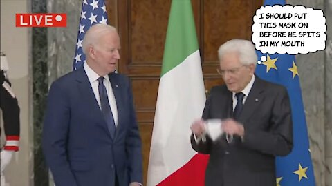 Biden looking lost and confused as usual