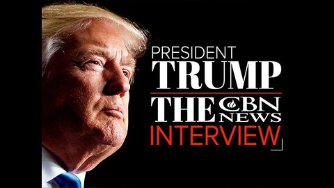 President Trump interview with CBN