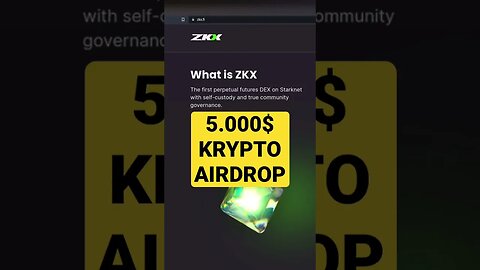 Airdrop Krypto 5.000$???