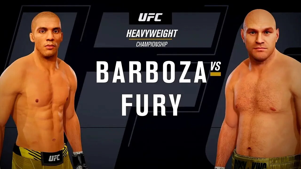 EA Sports UFC 4 Gameplay Tyson Fury vs Edson Barboza