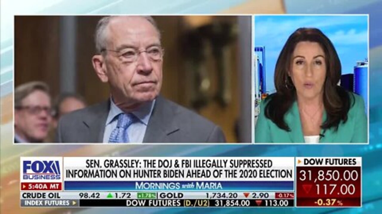 Sen. Grassley drops major bombshell about Hunter Biden, 2020 election debacle