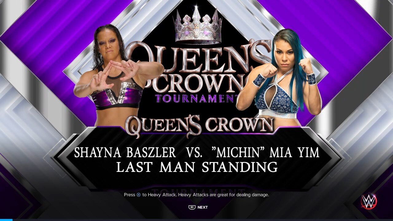 WWE 2K23 Queen's Crown Quarter Final Round 1: Shayna Baszler Vs Michin