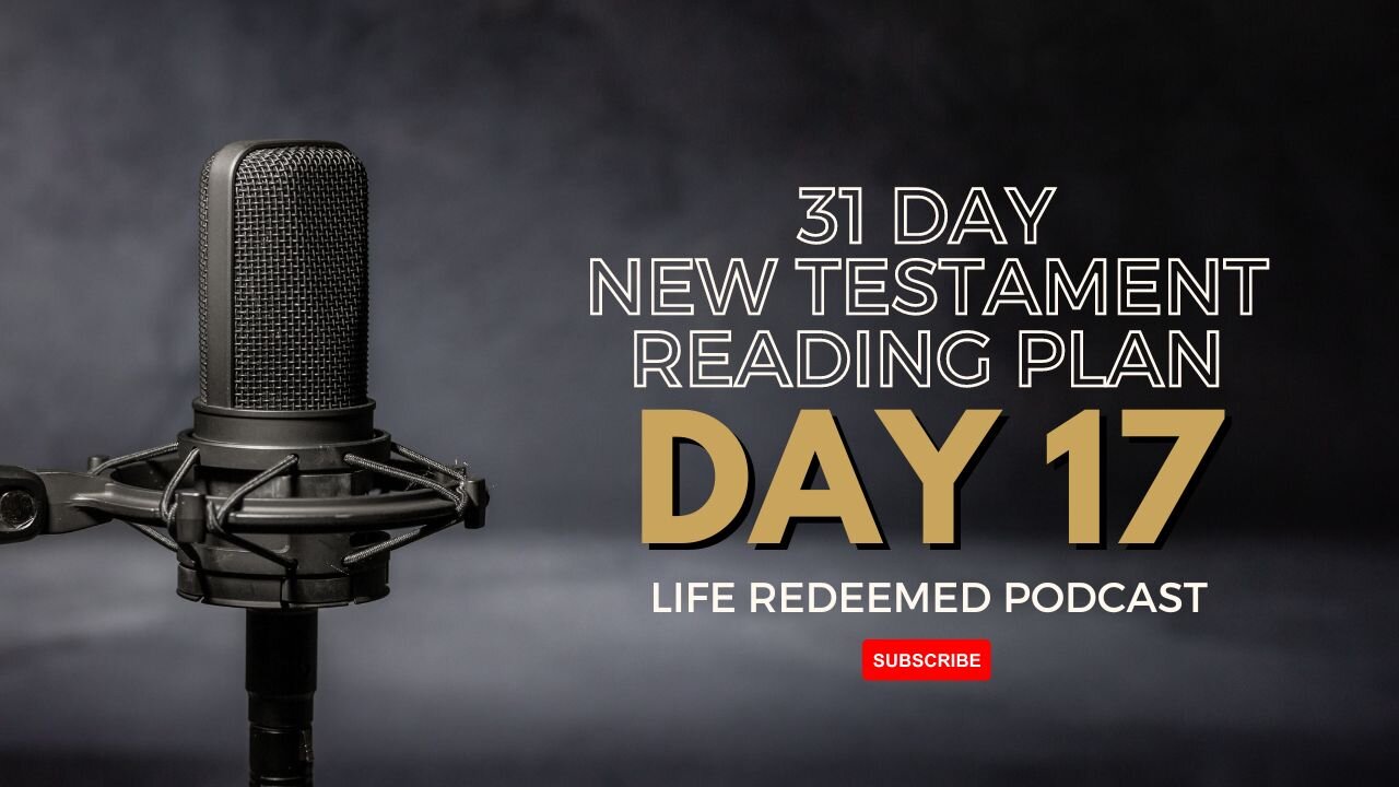 Day 17 - 31 Day New Testament Reading Plan