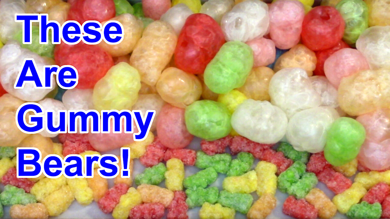 Freeze drying a full tray of Gummy Bears: The Final Chapter