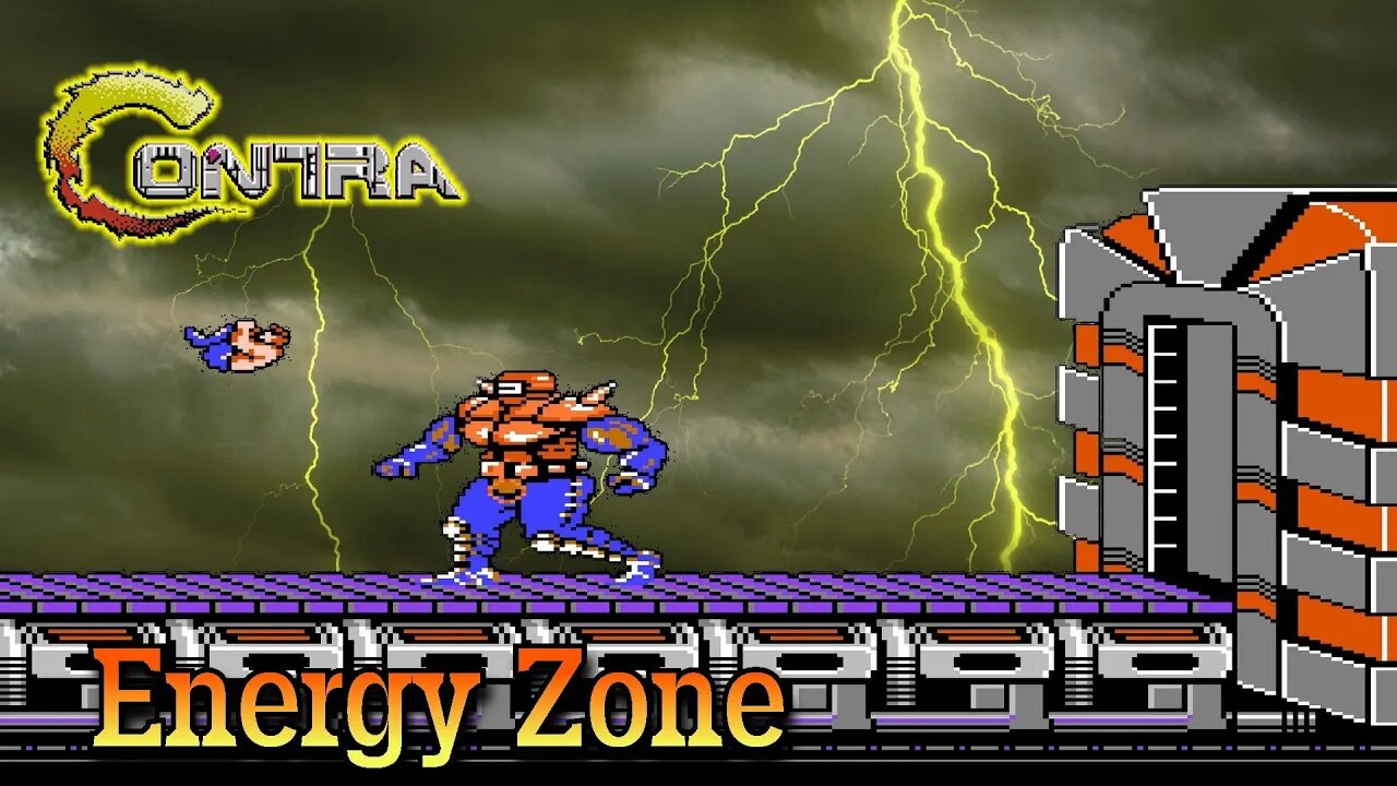 Can I beat Energy Zone but I can't stop Jumping? - Contra