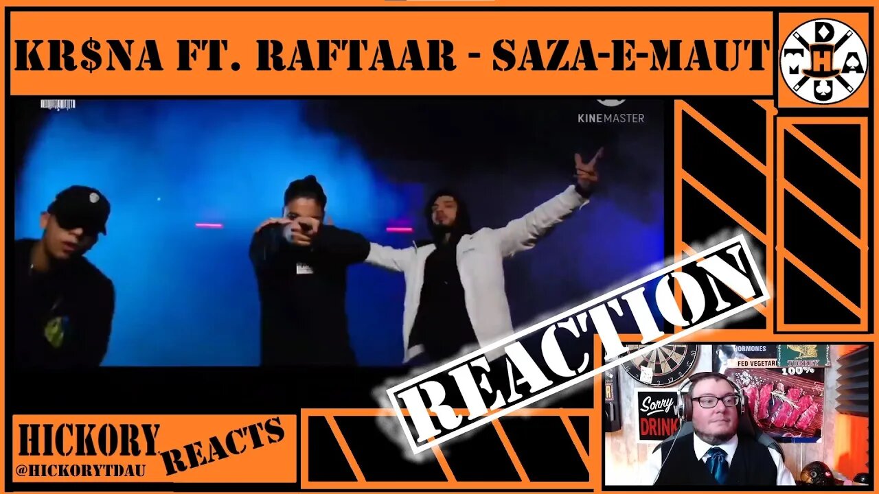 Drunk Magician Impressed By Lyrical Magician | KR$NA Ft. RAFTAAR - Saza-E-Maut REACTION