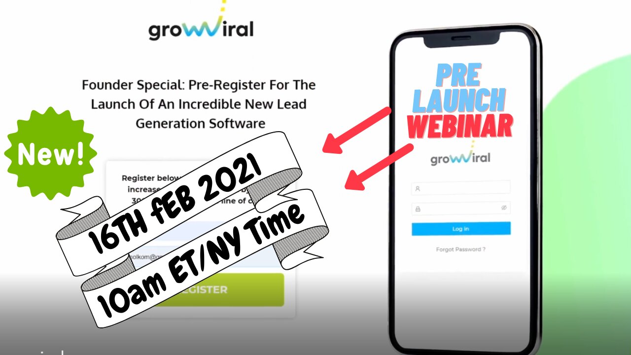 GrowViral Referral Marketing Pre Launch Webinar