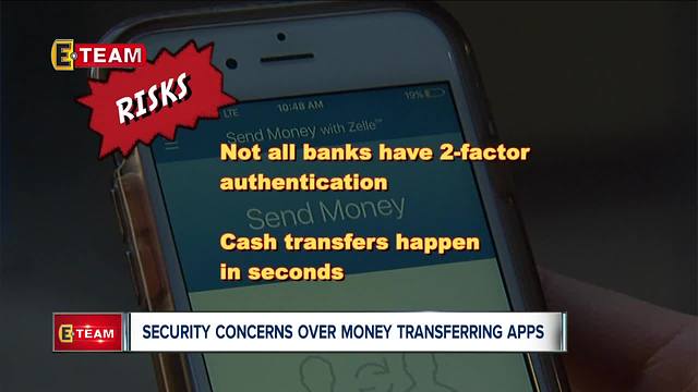 Security concerns over money transferring apps