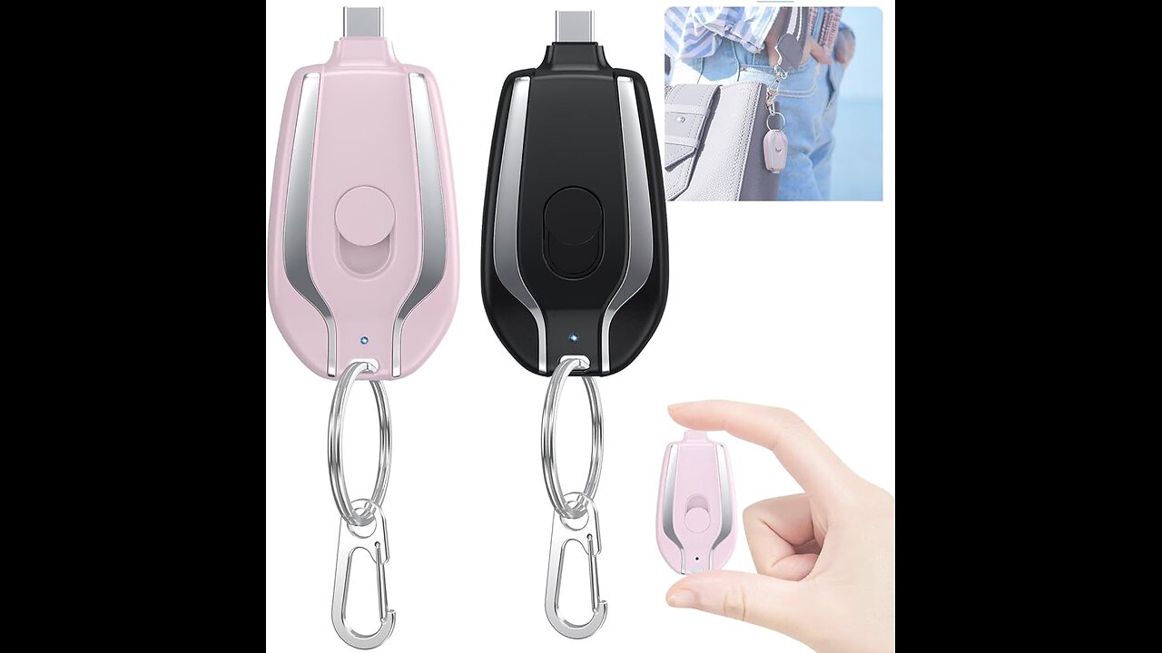 Mini Power Emergency Pod - Key Chain Power Bank