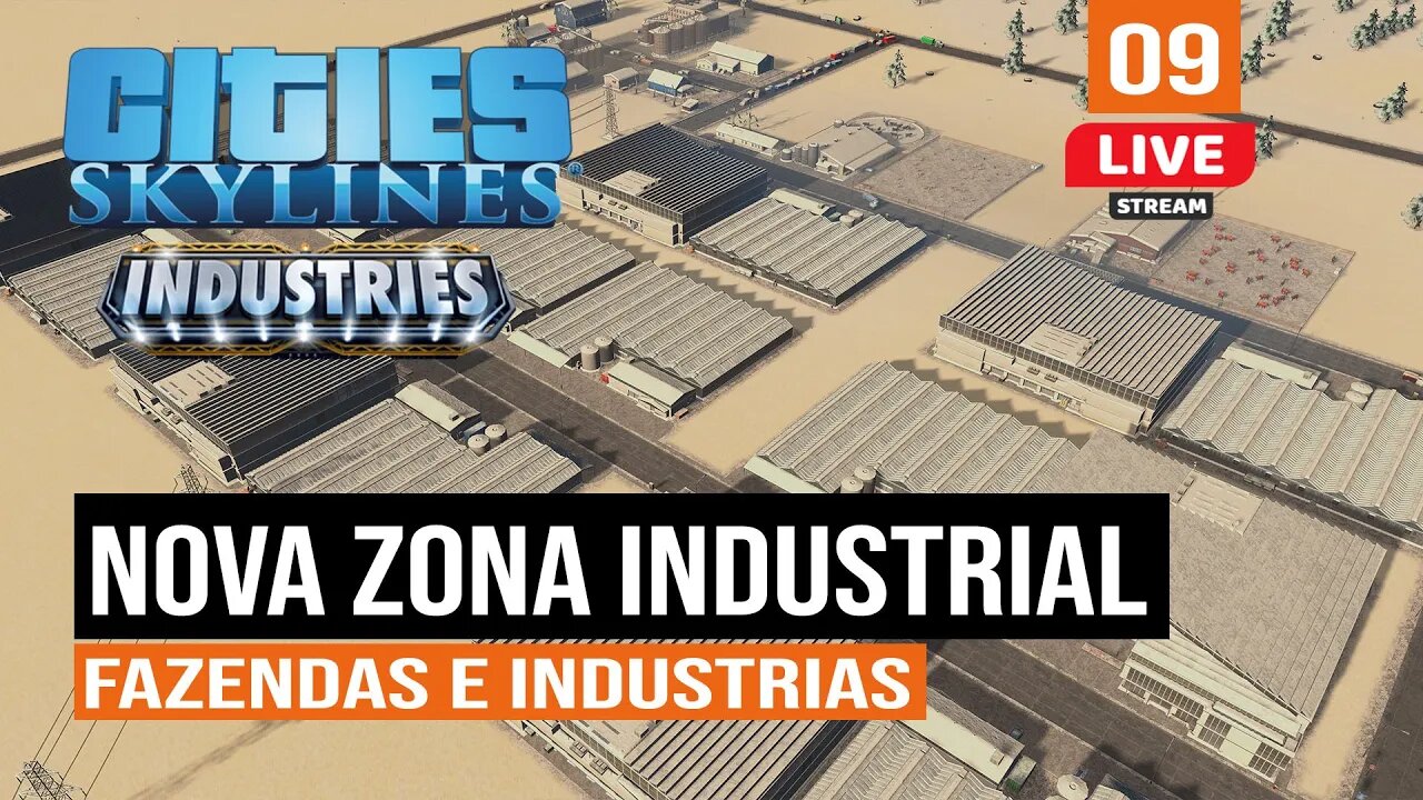 Cities: Skylines - Nova Zona Industrial de Fazendas da DLC Industries - Frio de Janeiro 09