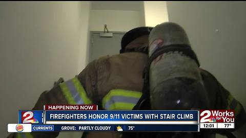 Local firefighters climb 110 stories to honor 9/11 victims