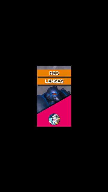 Painting RED Space Marine LENSES!!! ⚡ QUICKIE ⚡