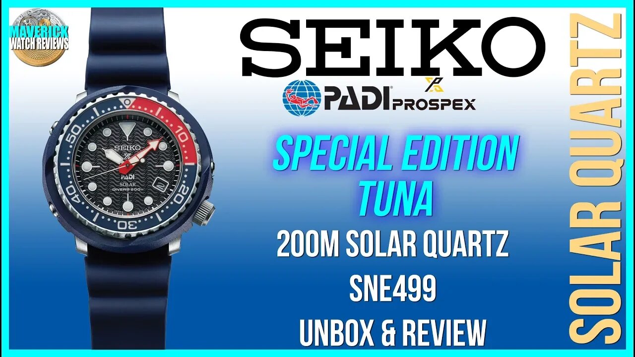 Finally Priced Right! | Seiko Prospex PADI S.E. Tuna 200m Solar Quartz SNE499 Unbox & Review