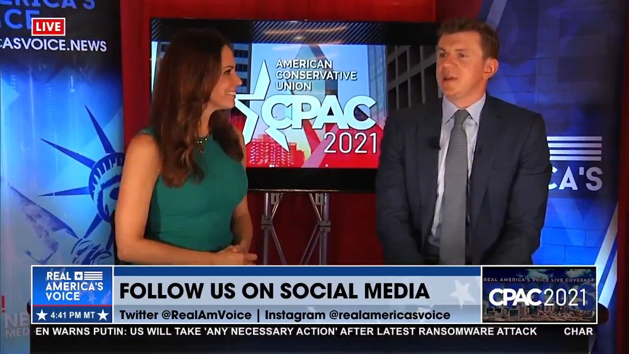 James O'Keefe joins Tudor Dixon at #CPAC2021