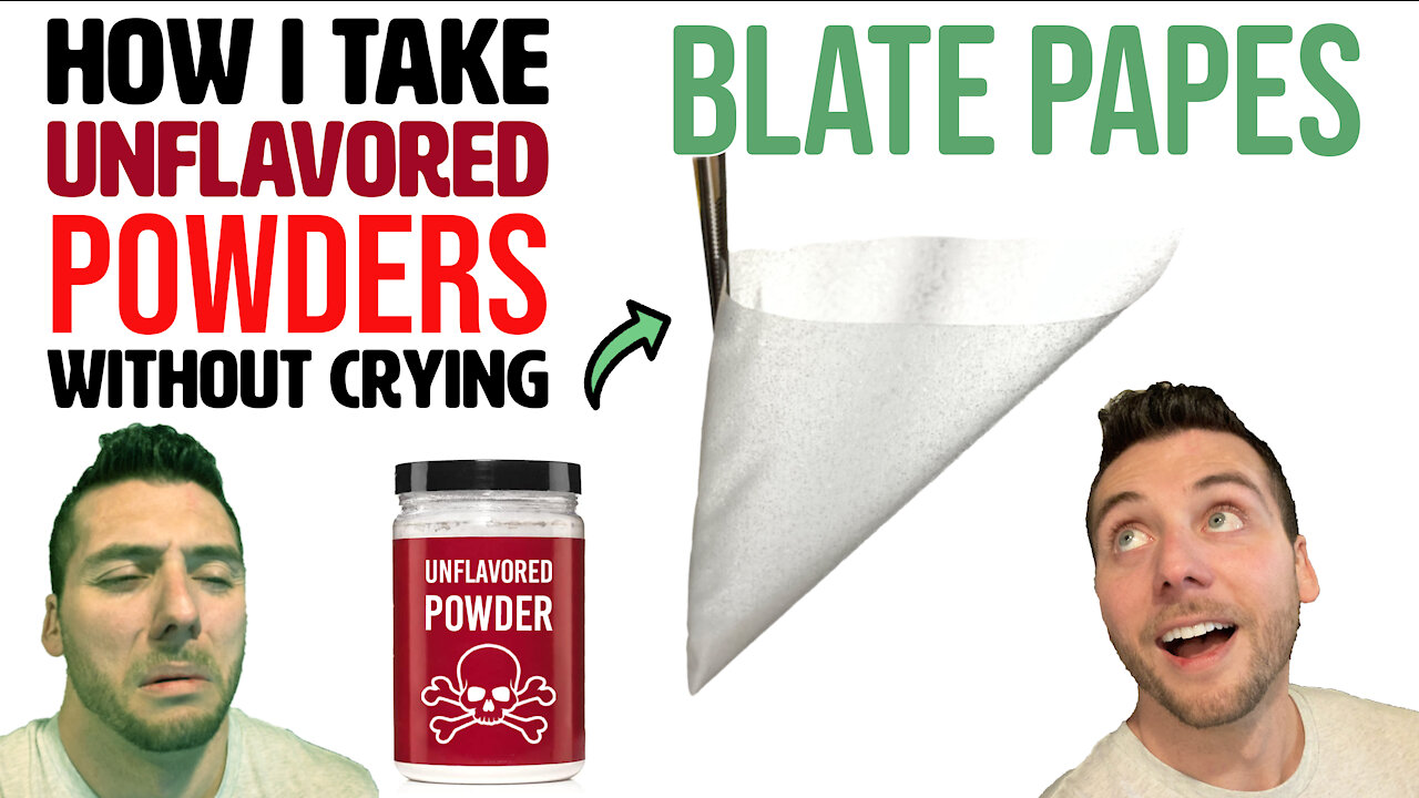 How to Take Unflavored Bulk Supplements WITHOUT Crying: Blate Papes Edible Films